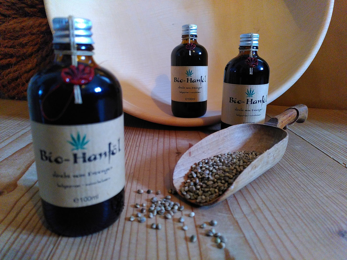 Bio-Hanf-Öl